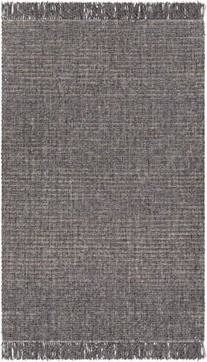 Cecelia CEI-2303 9' x 12' Handmade Rug CEI2303-912  Black, Light Gray, Yellow, Light Slate Surya