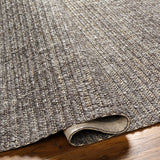 Cecelia CEI-2303 9' x 12' Handmade Rug CEI2303-912  Black, Light Gray, Yellow, Light Slate Surya