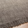 Surya Cecelia 2' X 3' Handcrafted Cottage-style Area Rug With Fringe - Durable Wool & Jute Blend, Versatile Black Wool,Polyester,Jute Cei2303-23