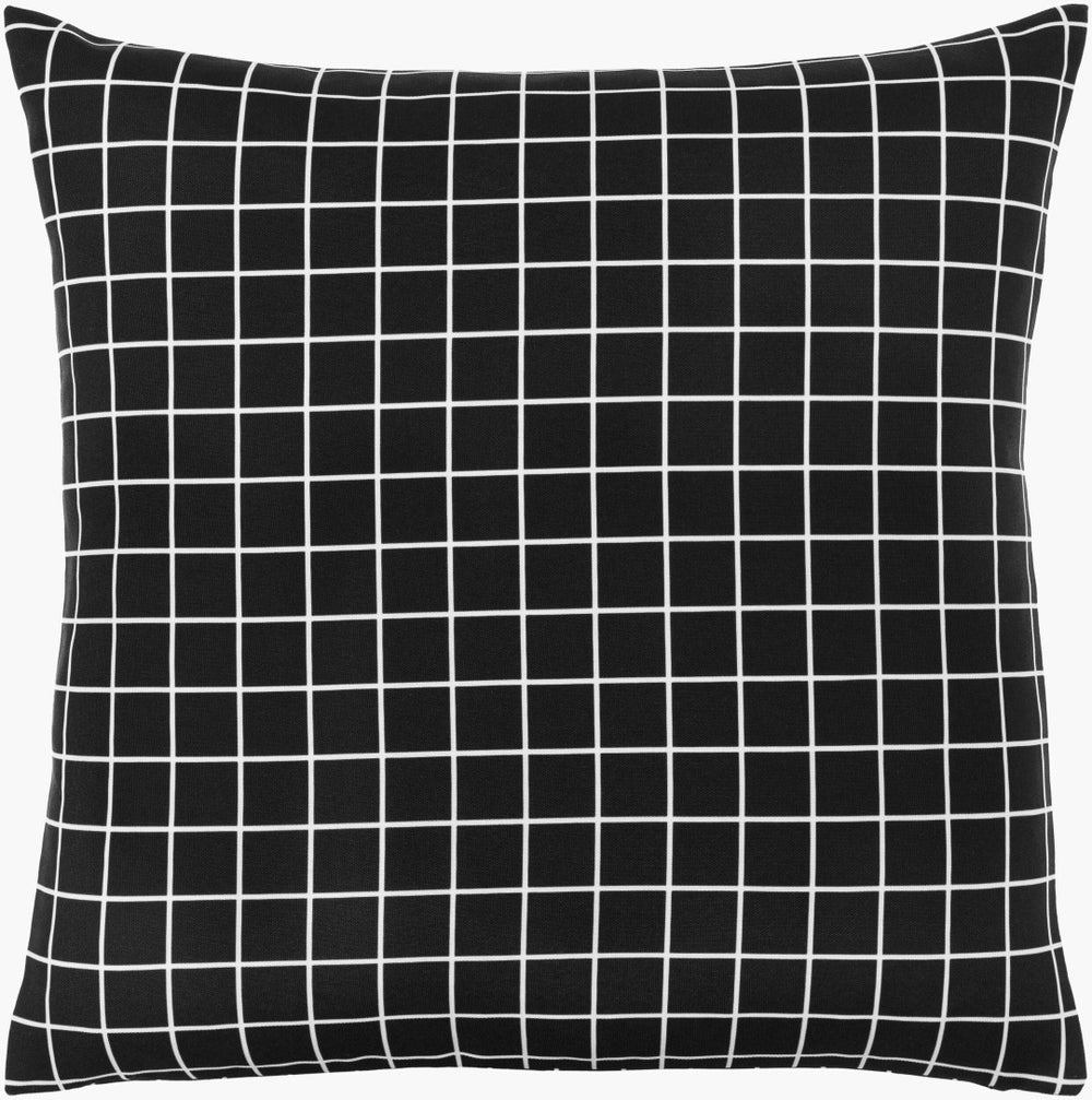 Livabliss Check Patterned Polyester Accent Pillow Bold Graphic Square for Sofa or Bed CEK001-2222P