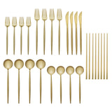 Lenox Hampton Forge Zephyr Gold 28 Piece Chopsticks Set Metallic, GOLD METAL SFB70G28BN