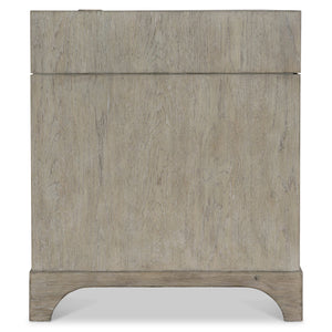 Bernhardt Bernhardt Forsyth Rustic Albion Pewter Desk With Built-In Charging, Cord Management & File Storage D16514