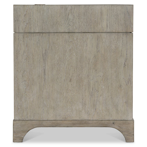 Bernhardt Bernhardt Forsyth Rustic Albion Pewter Desk With Built-In Charging, Cord Management & File Storage D16514