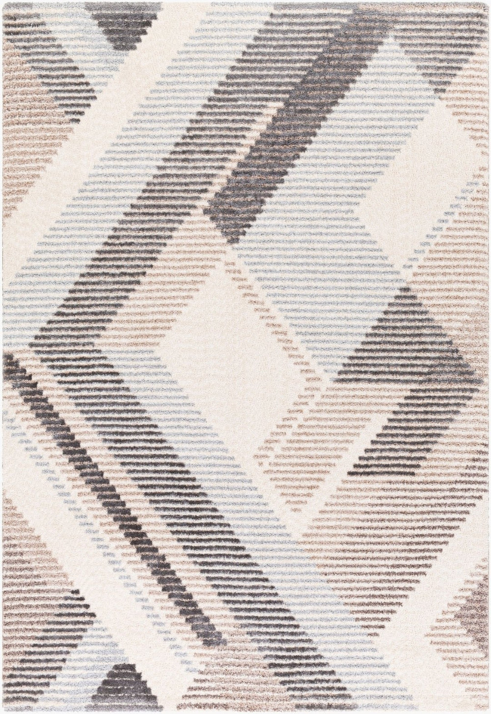 Livabliss Cielo Geometric High Pile Accent Rug Machine Woven Polypropylene for Bedroom Entryway CEL2300-23
