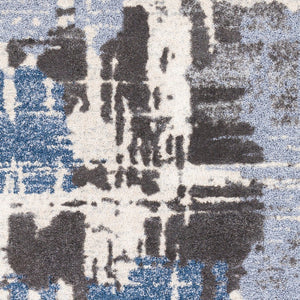 Livabliss Cielo Geometric High Pile Accent Rug Machine Woven Polypropylene Blend for Modern Homes CEL2304-23