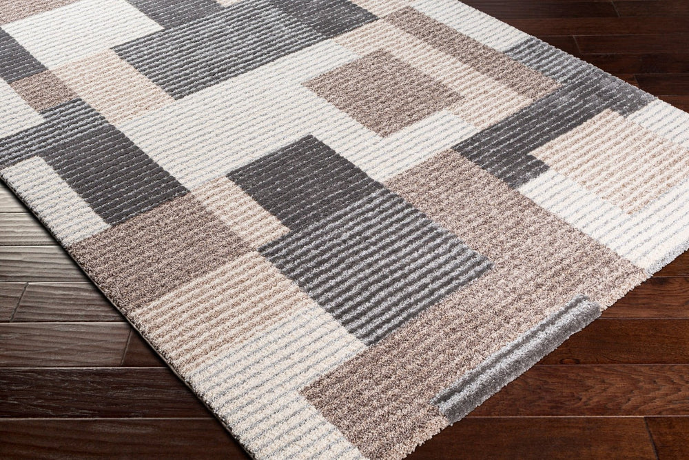 Livabliss Cielo High Pile Accent Rug Soft Polypropylene Blend for Bedroom or Entryway Light Gray, Gra 8'10" x 12' CEL2306-912