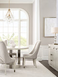 Brighton Round Table with Leaf Extension White with North Star Finish P378-DR-K1 Pulaski Furniture