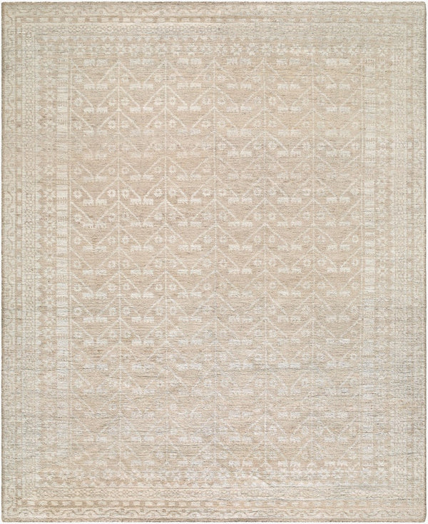 Surya Ceren Hand-knotted Wool Linen Artisan Rug for Entryways and High Traffic Areas 9' x 12' Rectangle CER4100-912