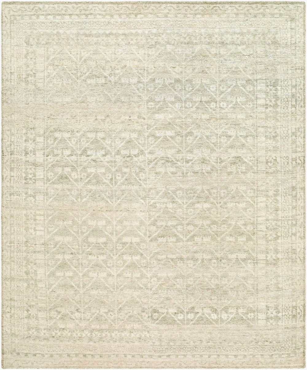 Surya Ceren Hand-knotted Wool Linen Blend Artisan Rug for Entryways and Bedside Areas 9' x 12' Rectangle CER4102-912