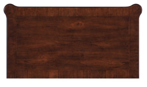 Hooker Furniture Charleston Three-Drawer Nightstand With Cane Fronts, Cherry Walnut Veneers, Usb Charging & Carved Accents 6750-90316-85