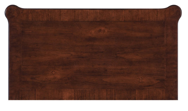 Hooker Furniture Charleston Three-Drawer Nightstand With Cane Fronts, Cherry Walnut Veneers, Usb Charging & Carved Accents 6750-90316-85