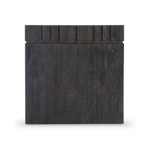 Bernhardt Bernhardt Cowley Side Table In Tadon Rustic Oak — 24" Square Sculptural Accent With Geometric Edge 529129