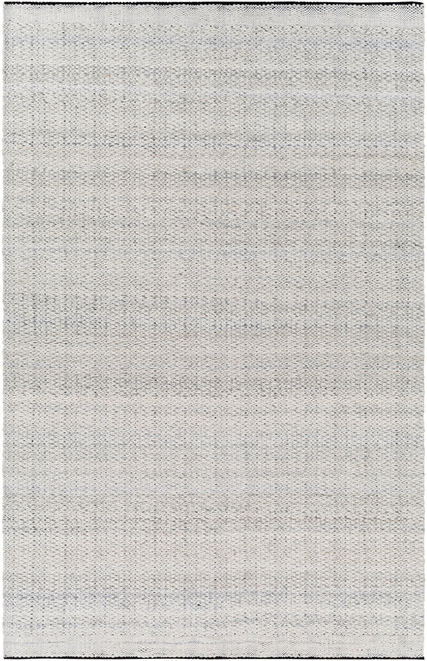 Clover CEV-2302 9' x 12' Handmade Rug CEV2302-912  Black, Light Slate, Medium Gray Surya