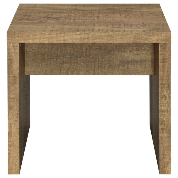 English Elm Brianna Mango Square End Table - Modern Farmhouse Charm With Durable Engineered Wood & Versatile Style B062P378332
