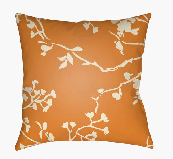 Livabliss Chinoiserie Botanical Woven Polyester Accent Pillow for Sofas and Armchairs CF004-2020