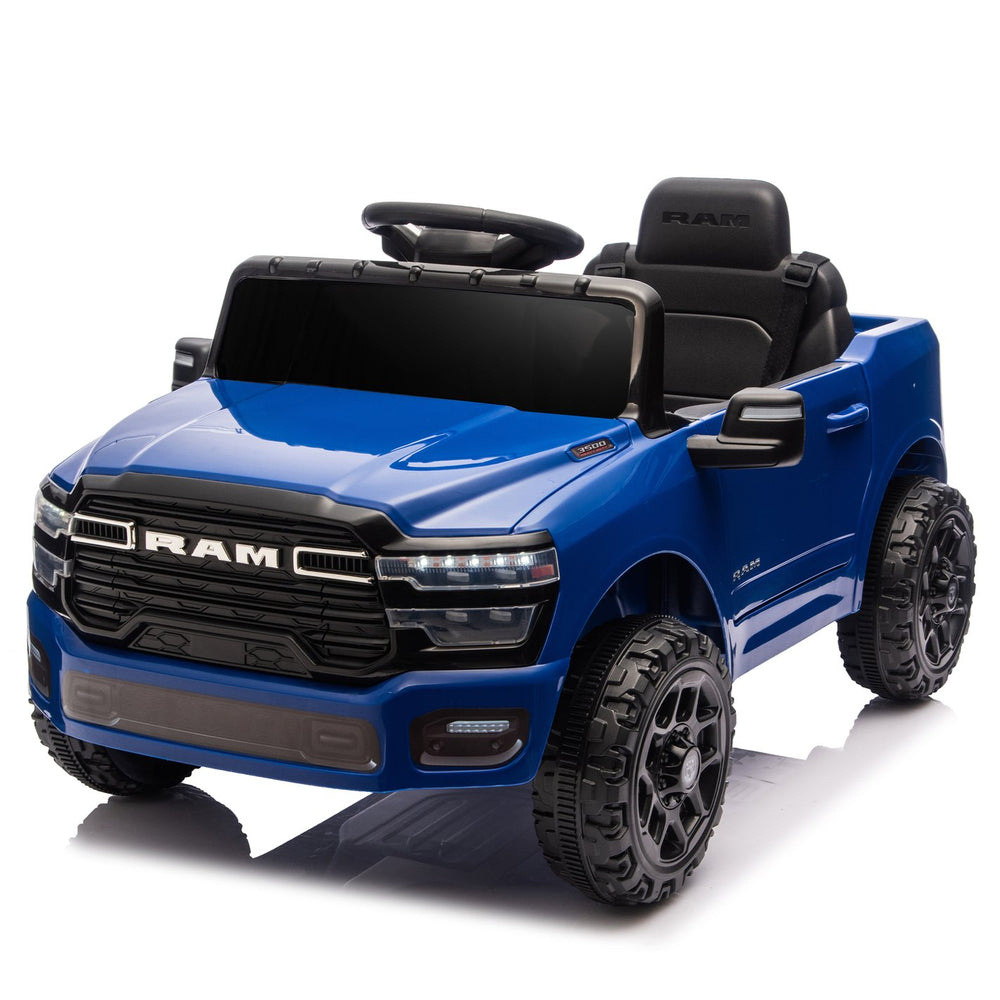 English Elm Licensed Dodge Ram 3500 Kids Electric Ride on Truck with Remote Suspension Bluetooth W1578P346249
