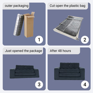 English Elm Loveseat Sofa Bed - Memory Foam Comfort, Space-Saving Design, No Assembly Required, Stylish Corduroy Fabric W2959P379140