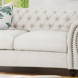 Christopher Knight Home® - Noble House - Somerville Traditional Chesterfield Loveseat Sofa