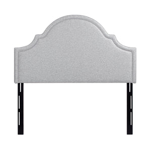 English Elm Catherine Queen Upholstered Headboard Woven Polyester Tailored Boutique Bedroom Style B2719P238660