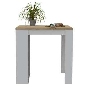 English Elm Alameda Modern Kitchen Island with Three Concealed Drawers, Multicolor Particle Board, 36.2" Top B128S00130