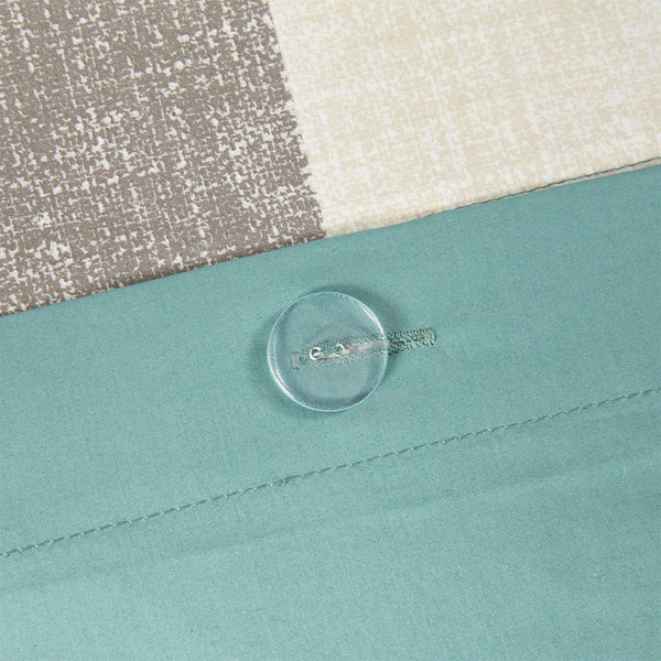 JLA Home INK+IVY - 3 Piece Duvet Cover Mini Set Ikat Chevron Print Reversible Cotton 100% OEKO-TEX Antimicrobial Comfort II12-783