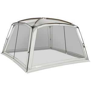 English Elm Outsunny Mesh Screen House Tent Uv50 Canopy Shelter for Camping Patio Gatherings W2225P200597