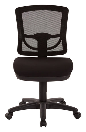 OSP Home Furnishings Progrid® Mesh Back Armless Task Chair with Lumbar Support for Modern Office Use 2817-30