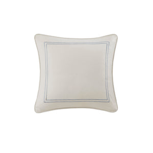 Harbor House Chelsea Traditional Cotton Square Pillow HH30-497 Ivory