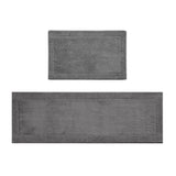 Madison Park Signature Splendor Casual 100% Cotton Tufted 3000 GSM Reversible Bath Rug MPS72-518 Charcoal