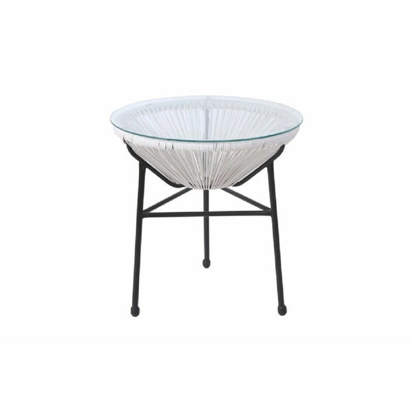 English Elm Outdoor 5-Piece Papasan-Style Lounge Set For 4 - Weather-Resistant, Modern Design For Patios B120S00219