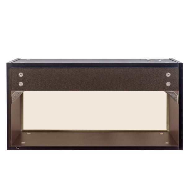 English Elm Large-capacity Wall Cabinet Matte Black Up-flip Door Spice Storage for Modern Kitchens W331P379953