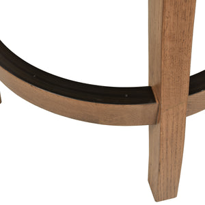 English Elm Jennifer Taylor Home - Williams 31" Swivel Bar Stool With Armrests - Timeless Comfort, Durable Design & Stain-Resistant Upholstery B2719P238368