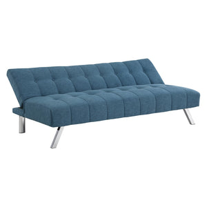 OSP Home Furnishings Sawyer Futon Blue