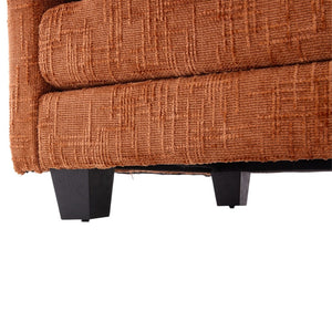 English Elm United Oversized Sectional Sofa With Movable Ottoman, Usb Ports & Modern Chenille For Cozy Living Spaces W1568S00188-GIGA