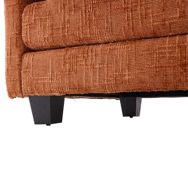 English Elm United Oversized Sectional Sofa With Movable Ottoman, Usb Ports & Modern Chenille For Cozy Living Spaces W1568S00188-GIGA