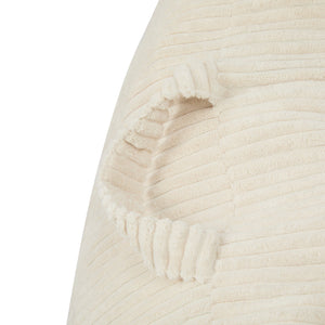 English Elm Christopher Knight Home® - Olbia Beige Faux Fur Bean Bag Chair — Compact Sofa-Style Armchair, Shredded Memory Foam Comfort N775P265556B