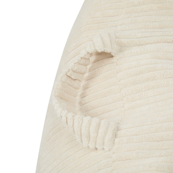 English Elm Christopher Knight Home® - Olbia Beige Faux Fur Bean Bag Chair — Compact Sofa-Style Armchair, Shredded Memory Foam Comfort N775P265556B