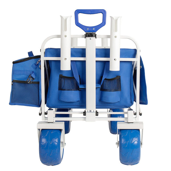 English Elm Beach Wagon Heavy Duty Folding Cart with 500lb Capacity and All Terrain Pvc Wheels W2932P412005