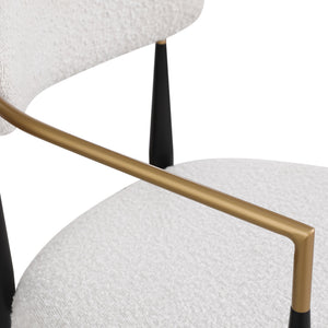 English Elm Christopher Knight Home® - Barstools Set Of 2 - Modern Upholstered Kitchen Stools With Supportive Backs & Iron Legs, Beige N779P248198M