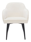 Jolie Dining Chair - Set of 2 Ivory 110157 Zuo Modern