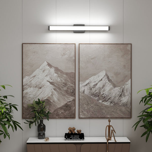 English Elm Bathroom Vanity Light Black - 33" Modern Led Light For Bright, Energy-Efficient Bathroom Illumination W2312P374951