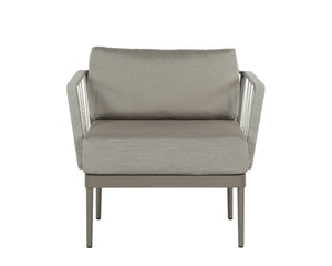 Sunpan Catania Armchair - Stylish Outdoor Seating with Eco-Friendly Materials and Weather-Resistant Design Grey / Palazzo Taupe