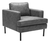 Decade Armchair Vintage Gray 109903 Zuo Modern