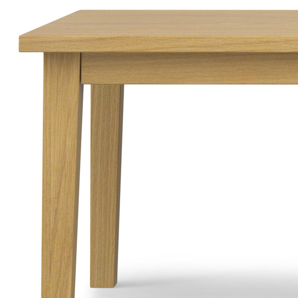 English Elm Eastwood Oak Dining Table 66"x40" Solid Oak Veneer, Thick Legs, Hand-Finished Lacquer, Seats 6 B136P203500