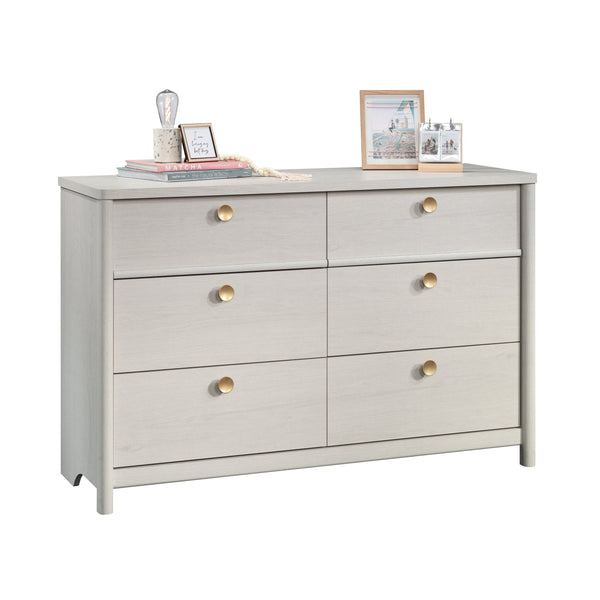 English Elm Dresser, Contemporary White Finish With Smooth Drawers – Ideal Storage For Bedroom & Guest Rooms! B356P402595