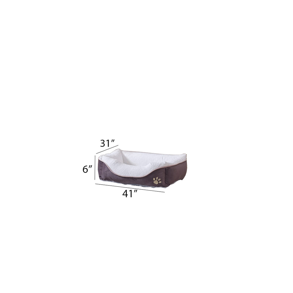 English Elm Lina Extra Large Foam Pet Bed with Plush Cover and Non-slip Base for Big Dogs B029P210374