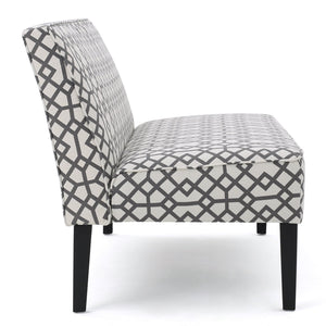 English Elm Christopher Knight Home® - Loveseat - Stylish Grey Fabric Sofa With Geometric Design, Birch Frame, Perfect For Modern Spaces 57659.00GGMT