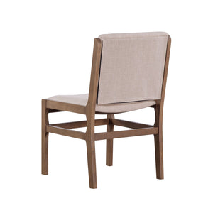 English Elm Christopher Knight Home® - Dining Chair Contemporary Upholstered Rubberwood Frame Set of 2 with Clean Lines and Cozy Seats () Walnut N771P347927W