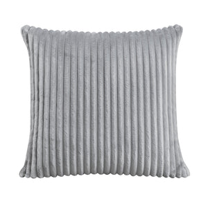 English Elm Living Corduroy Armless Chair with Plush Cushion and Solid Wood Legs — Stylish Modern Accent Seat Gray 40 L x 40 W x 17.5 H B011P272321