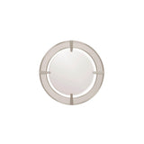 Brighton Round Dresser Mirror White, North Star Finish P378110 Pulaski Furniture